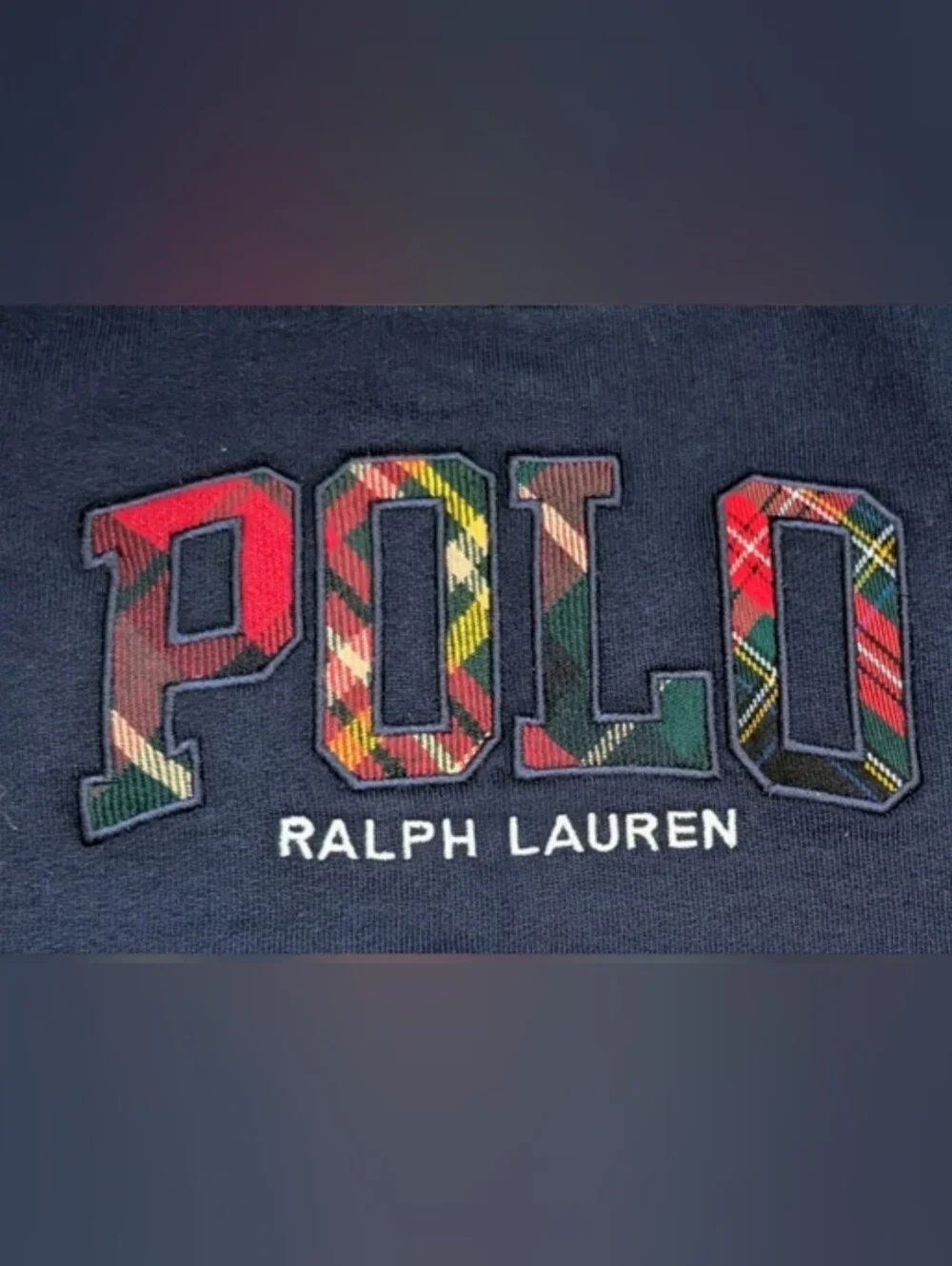 Ralph Lauren • Argyle Logo Baby Sweatshirt size 24M